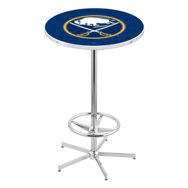 42" Chrome Buffalo Sabres Pub Table